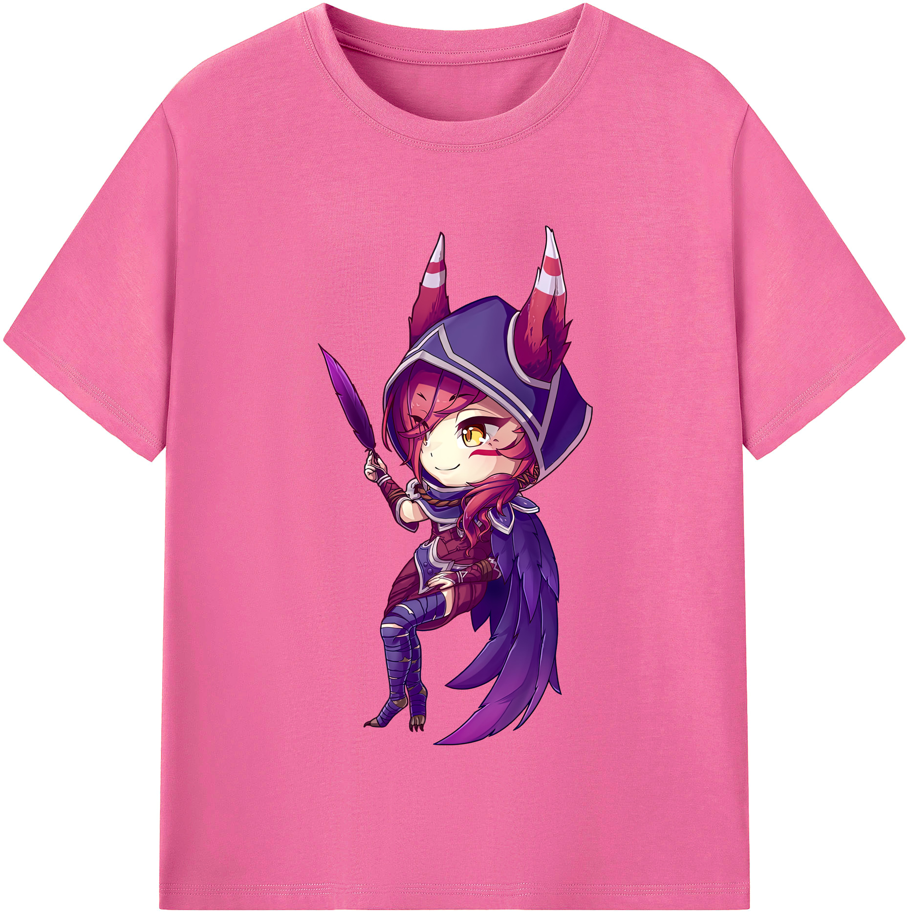 （画像用） リーグ・オブ・レジェンド League of Legends LOL レディースカジュアルプリントTシャツ（綿100％）